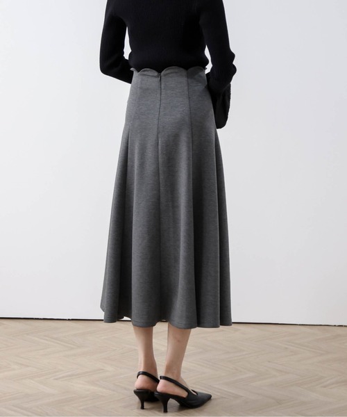 AMELY（エミリー）の「スカラップデザインフレアスカート（スカート・レディース・ブラック/ネイビー/グレー・L/M）」の15枚目の写真