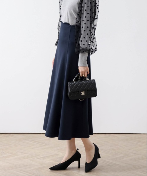 AMELY（エミリー）の「スカラップデザインフレアスカート（スカート・レディース・ブラック/ネイビー/グレー・L/M）」の18枚目の写真