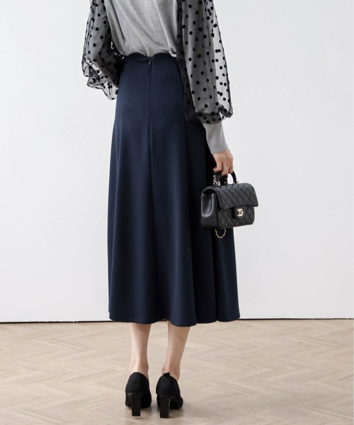 AMELY（エミリー）の「スカラップデザインフレアスカート（スカート・レディース・ブラック/ネイビー/グレー・L/M）」の19枚目の写真