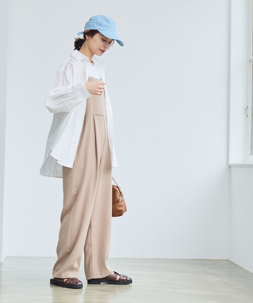 coen(コーエン)の「【RONEL】European Flax(ヨーロピアンフレックス) ベーシックシャツ(シャツ/ブラウス・レディース・イエロー/ブラック/ナチュラル/オフホワイト・M/S)」の12枚目の写真