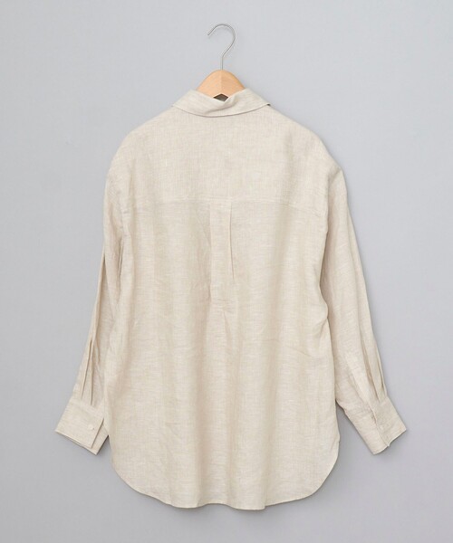 coen(コーエン)の「【RONEL】European Flax(ヨーロピアンフレックス) ベーシックシャツ(シャツ/ブラウス・レディース・イエロー/ブラック/ナチュラル/オフホワイト・M/S)」の20枚目の写真
