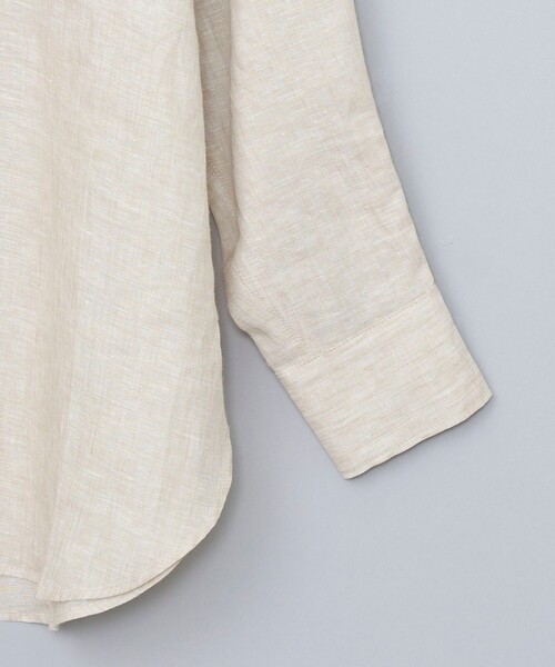 coen(コーエン)の「【RONEL】European Flax(ヨーロピアンフレックス) ベーシックシャツ(シャツ/ブラウス・レディース・イエロー/ブラック/ナチュラル/オフホワイト・M/S)」の22枚目の写真