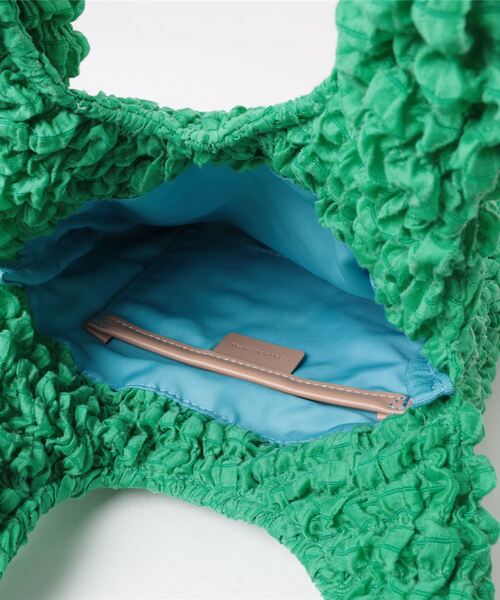 CONTROL FREAK（コントロールフリーク）の「【CONTROL FREAK】クランプルハンドバッグ 234-120510（ハンドバッグ・レディース・ブラック/グリーン/ホワイト・FREE）」の8枚目の写真