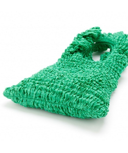 CONTROL FREAK（コントロールフリーク）の「【CONTROL FREAK】クランプルハンドバッグ 234-120510（ハンドバッグ・レディース・ブラック/グリーン/ホワイト・FREE）」の4枚目の写真