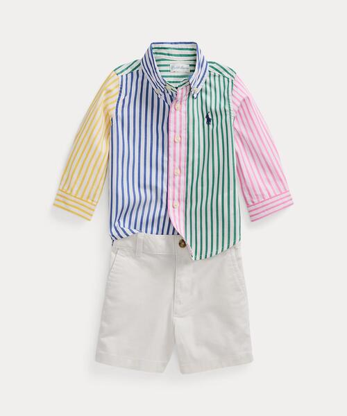 ファン シャツ & フレックス アブレージョン ショートパンツ セット
