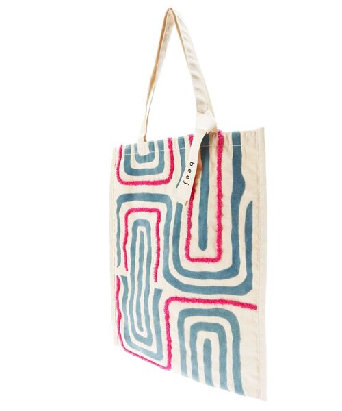 beej（ビージ）の「beej別注 カラートートバッグ（トートバッグ・レディース・ブルー/オレンジ・FREE）」の17枚目の写真