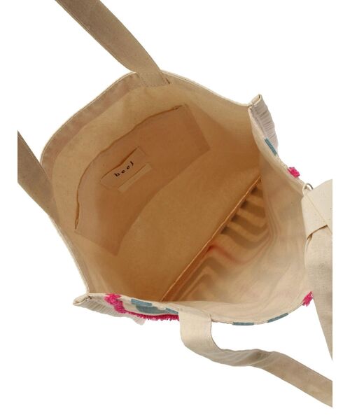 beej（ビージ）の「beej別注 カラートートバッグ（トートバッグ・レディース・ブルー/オレンジ・FREE）」の5枚目の写真