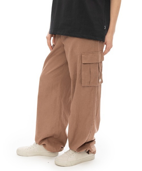 【セール】BILLABONG レディース LONG CARGO PANTS ロングパンツ 【2024年春夏モデル】/ビラボンドローコード付きリラックスウエストゴムカーゴパンツ（カーゴパンツ）｜BILLABONG（ビラボン）