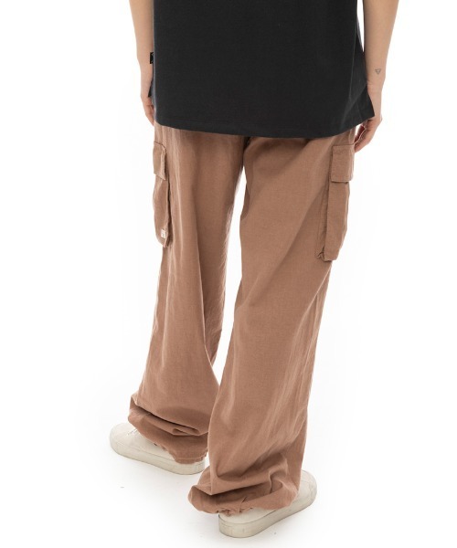 【セール】BILLABONG レディース LONG CARGO PANTS ロングパンツ 【2024年春夏モデル】/ビラボンドローコード付きリラックスウエストゴムカーゴパンツ（カーゴパンツ）｜BILLABONG（ビラボン）