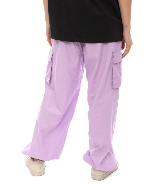 【セール】BILLABONG レディース LONG CARGO PANTS ロングパンツ 【2024年春夏モデル】/ビラボンドローコード付きリラックスウエストゴムカーゴパンツ（カーゴパンツ）｜BILLABONG（ビラボン）