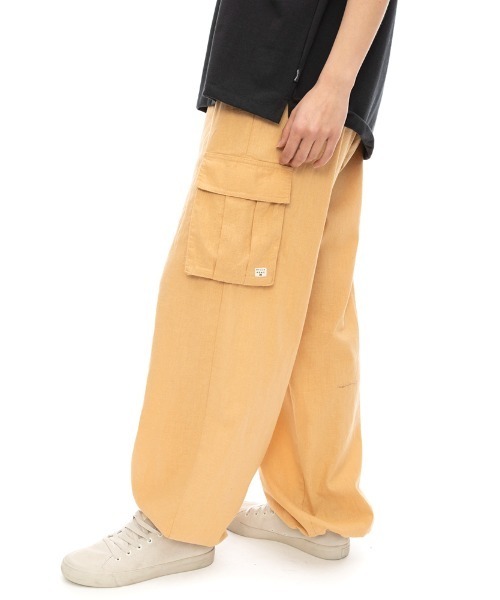 【セール】BILLABONG レディース LONG CARGO PANTS ロングパンツ 【2024年春夏モデル】/ビラボンドローコード付きリラックスウエストゴムカーゴパンツ（カーゴパンツ）｜BILLABONG（ビラボン）