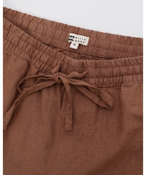 【セール】BILLABONG レディース LONG CARGO PANTS ロングパンツ 【2024年春夏モデル】/ビラボンドローコード付きリラックスウエストゴムカーゴパンツ（カーゴパンツ）｜BILLABONG（ビラボン）