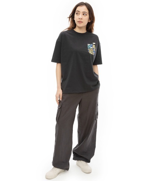 【セール】BILLABONG レディース LONG CARGO PANTS ロングパンツ 【2024年春夏モデル】/ビラボンドローコード付きリラックスウエストゴムカーゴパンツ（カーゴパンツ）｜BILLABONG（ビラボン）