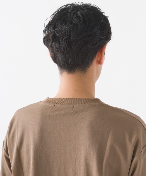 OMNES(オムネス)の「メンズ接触冷感レーヨンナイロンポケット付きTシャツ半袖(Tシャツ/カットソー・メンズ・キャメル/ネイビー/ブラック/ホワイト/グレー・MEDIUM/LARGE)」の7枚目の写真