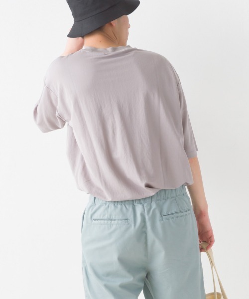 OMNES(オムネス)の「メンズ接触冷感レーヨンナイロンポケット付きTシャツ半袖(Tシャツ/カットソー・メンズ・キャメル/ネイビー/ブラック/ホワイト/グレー・MEDIUM/LARGE)」の17枚目の写真