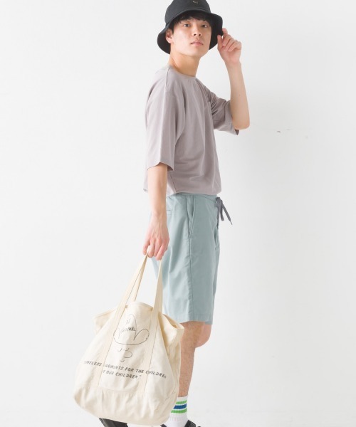 OMNES(オムネス)の「メンズ接触冷感レーヨンナイロンポケット付きTシャツ半袖(Tシャツ/カットソー・メンズ・キャメル/ネイビー/ブラック/ホワイト/グレー・MEDIUM/LARGE)」の19枚目の写真