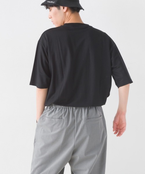 OMNES(オムネス)の「メンズ接触冷感レーヨンナイロンポケット付きTシャツ半袖(Tシャツ/カットソー・メンズ・キャメル/ネイビー/ブラック/ホワイト/グレー・MEDIUM/LARGE)」の12枚目の写真