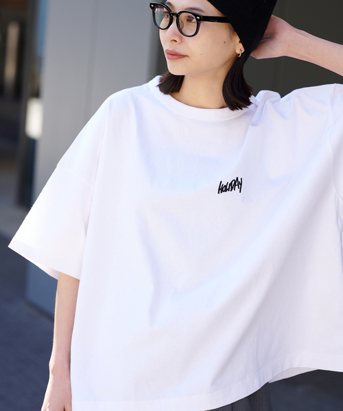 CHAMPION×JOURNAL STANDARD　 HOLIDAY 　Tシャツ Champion tシャツ 「CHAMPION×JOURNAL STANDARD」by HOLIDAY T