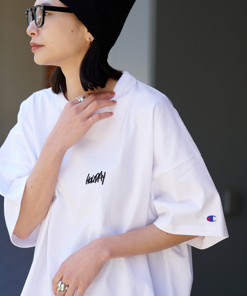 ⭐︎T⭐︎【CHAMPION×JOURNAL STANDARD】holiday CHAMPION×JOURNALSTANDARD by HOLIDAY Tシャツ 新品