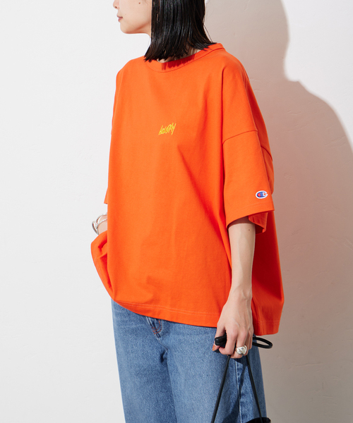 CHAMPION ✖︎ HOLIDAY ラグラン ラウンドTシャツ FREE Champion | HOLIDAY WORKS