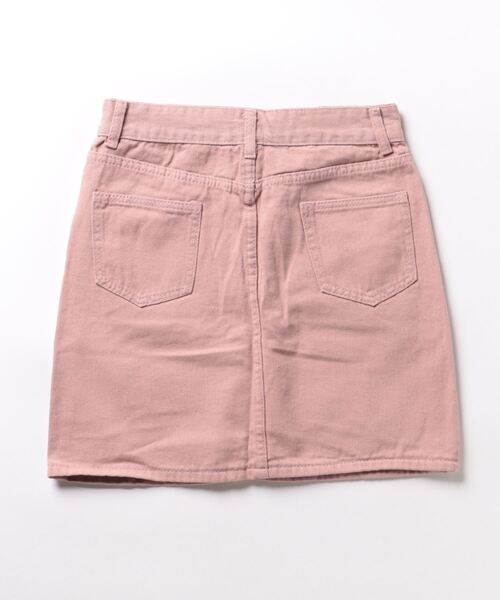 frunco(フランコ)の「カラーデニム台形ミニスカート(デニムスカート・レディース・ネイビー/ピンク/ホワイト/ブラック・MEDIUM)」の9枚目の写真