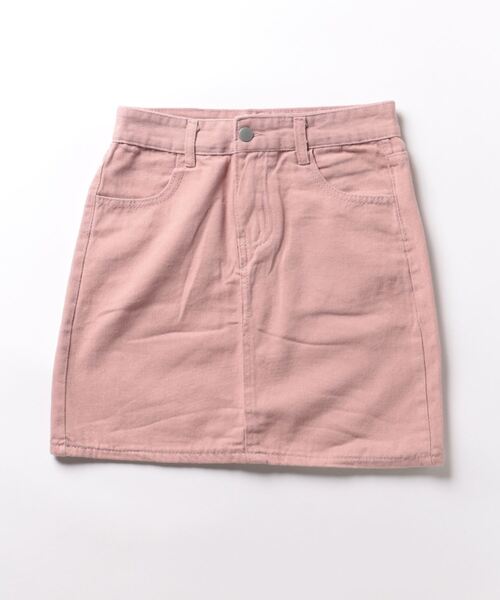 frunco(フランコ)の「カラーデニム台形ミニスカート(デニムスカート・レディース・ネイビー/ピンク/ホワイト/ブラック・MEDIUM)」の8枚目の写真
