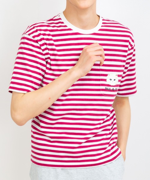 PAUL&JOE】 ジプシープリント ボーダーTシャツ（ルームウェア