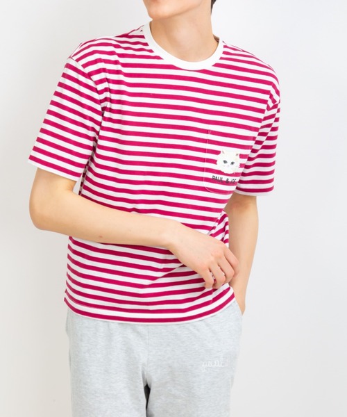 Paul & JOEのシャツのみ。専用出品 PAUL&JOE】 ジプシープリント ボーダーTシャツ（ルームウェア