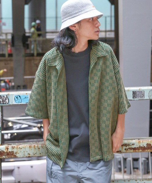 niko and...（ニコアンド）の「アソート透かしシャツ（シャツ/ブラウス・メンズ・グリーン/ネイビー/ベージュ/ライトブルー/ダークブルー/オレンジ・MEDIUM/LARGE）」の21枚目の写真