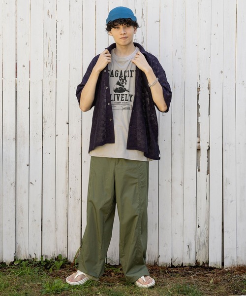 niko and...（ニコアンド）の「アソート透かしシャツ（シャツ/ブラウス・メンズ・グリーン/ネイビー/ベージュ/ライトブルー/ダークブルー/オレンジ・MEDIUM/LARGE）」の13枚目の写真