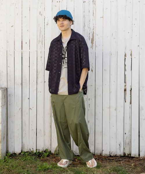 niko and...（ニコアンド）の「アソート透かしシャツ（シャツ/ブラウス・メンズ・グリーン/ネイビー/ベージュ/ライトブルー/ダークブルー/オレンジ・MEDIUM/LARGE）」の14枚目の写真