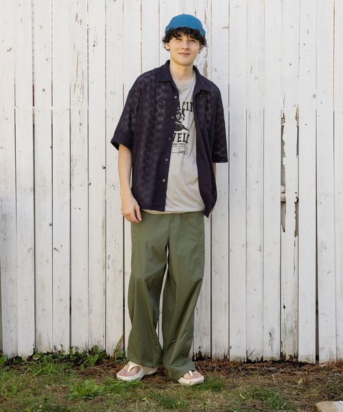 niko and...（ニコアンド）の「アソート透かしシャツ（シャツ/ブラウス・メンズ・グリーン/ネイビー/ベージュ/ライトブルー/ダークブルー/オレンジ・MEDIUM/LARGE）」の15枚目の写真