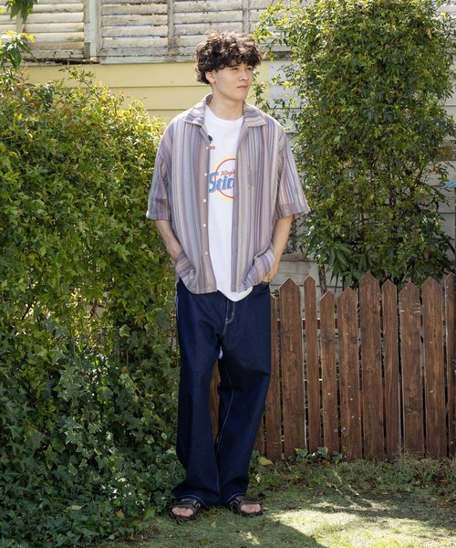 niko and...（ニコアンド）の「アソート透かしシャツ（シャツ/ブラウス・メンズ・グリーン/ネイビー/ベージュ/ライトブルー/ダークブルー/オレンジ・MEDIUM/LARGE）」の12枚目の写真