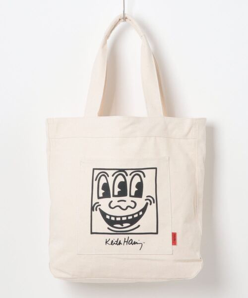 Keith Haring(キース・ヘリング)の「Keith Haring/ / コットンキャンバストート /(トートバッグ・レディース・ホワイト系その他3/ブラック系その他4/ホワイト系その他/ホワイト系その他6/ブラック系その他2/ホワイト系その他2/ブラック系その他3/ブラック系その他5/ブラック系その他・ONESIZE)」の1枚目の写真