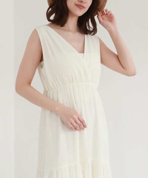 archives（アルシーヴ）の「２ｗａｙカシュクールワンピース（ワンピース・レディース・ブラック/アイボリー/グリーン/オレンジ/ブラウン・MEDIUM）」の12枚目の写真