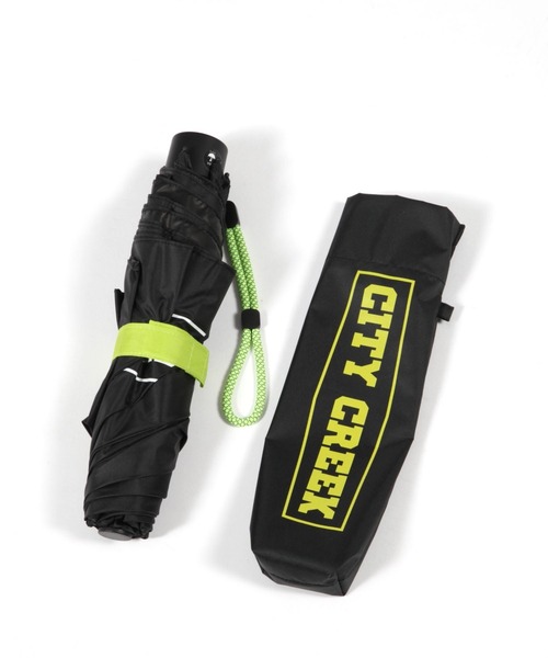 niko and...（ニコアンド）の「【晴雨兼用】【CITY CREEK】折りたたみ傘（折りたたみ傘・レディース・ブラック/グレー/シルバー・0）」の11枚目の写真