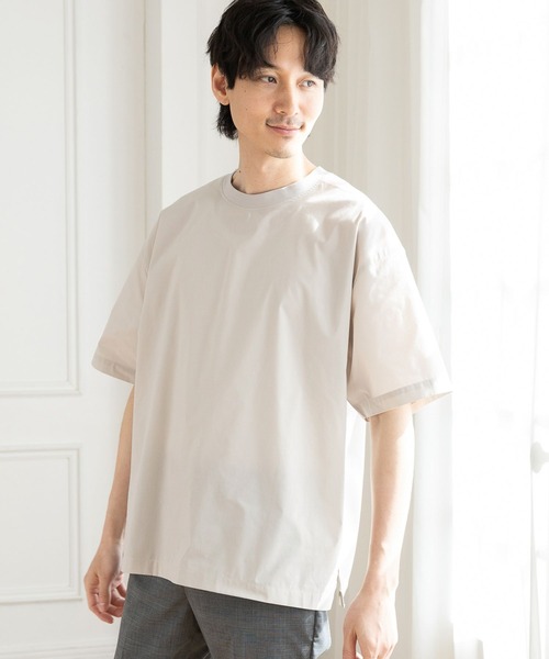 GLOBAL WORK（グローバルワーク）の「エアかるTシャツ/986862（Tシャツ/カットソー・メンズ・ライトグレー/ブルー系その他7・SMALL/MEDIUM/LARGE/X-LARGE）」の6枚目の写真