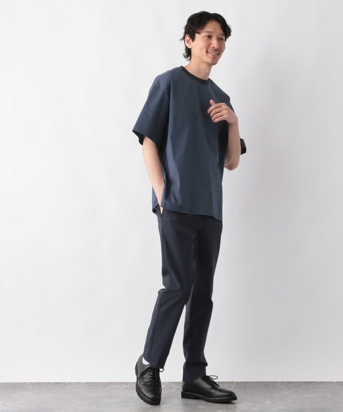 GLOBAL WORK（グローバルワーク）の「エアかるTシャツ/986862（Tシャツ/カットソー・メンズ・ライトグレー/ブルー系その他7・SMALL/MEDIUM/LARGE/X-LARGE）」の18枚目の写真