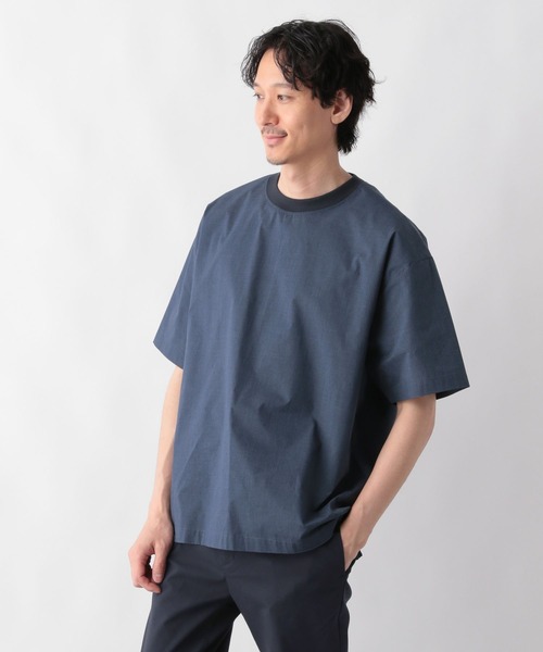 GLOBAL WORK（グローバルワーク）の「エアかるTシャツ/986862（Tシャツ/カットソー・メンズ・ライトグレー/ブルー系その他7・SMALL/MEDIUM/LARGE/X-LARGE）」の19枚目の写真