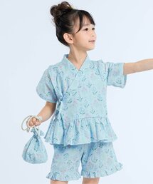 総柄フリル甚平