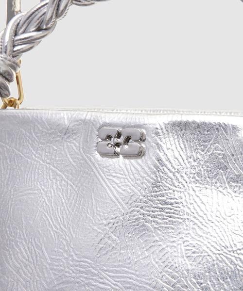 Ganni Bou Bag Mini Metallic（ハンドバッグ）｜GANNI（ガニー
