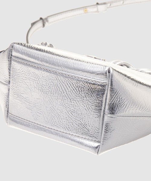 Ganni Bou Bag Mini Metallic（ハンドバッグ）｜GANNI（ガニー