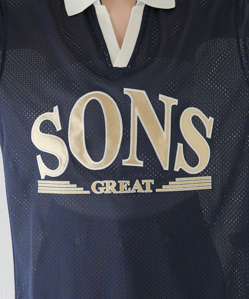 サノバチーズ　メッシュサッカーシャツ　Mサイズ セール】【SON OF THE CHEESE / サノバチーズ】 SONS Mesh Game