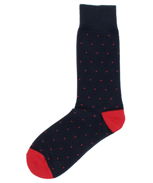 SEVENDAYS=SUNDAY（セブンデイズサンデイ）の「ａｄｂｅｎ　クルードット（ソックス/靴下・メンズ・ブラック/ホワイト/ネイビー・FREE）」の3枚目の写真