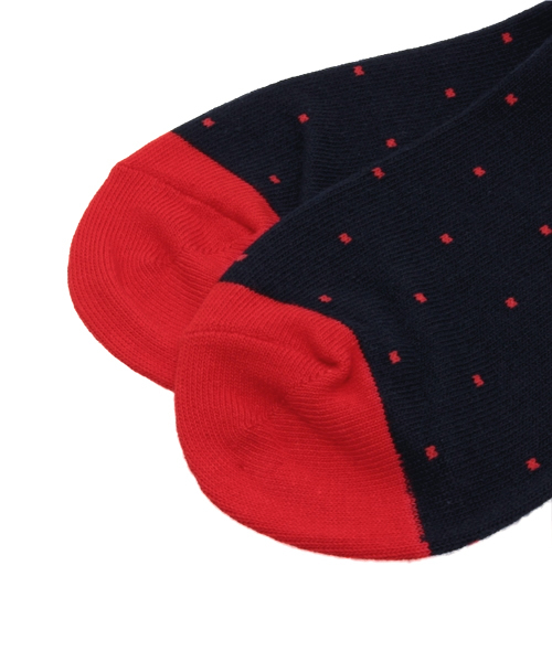 SEVENDAYS=SUNDAY（セブンデイズサンデイ）の「ａｄｂｅｎ　クルードット（ソックス/靴下・メンズ・ブラック/ホワイト/ネイビー・FREE）」の5枚目の写真