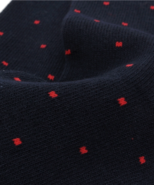 SEVENDAYS=SUNDAY（セブンデイズサンデイ）の「ａｄｂｅｎ　クルードット（ソックス/靴下・メンズ・ブラック/ホワイト/ネイビー・FREE）」の6枚目の写真