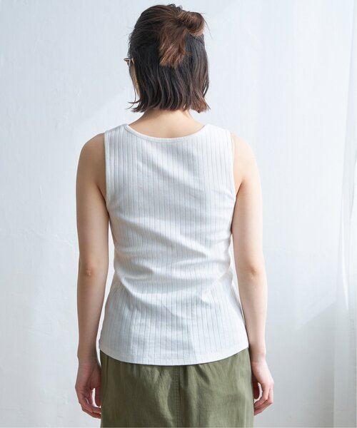 【新品未使用】ビヨンセも愛用【スパンクス】　痩身 オープンバストタンクトップ　M セール】【着やせ効果抜群】コットンUSA針抜きタンクトップ