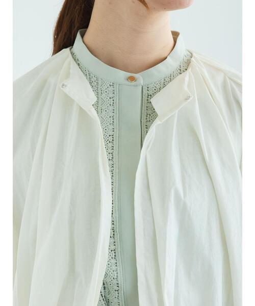 Te chichi（テチチ）の「クレープコットンギャザーブルゾン（ブルゾン・レディース・ブラック/オフホワイト/ブルー・F）」の22枚目の写真