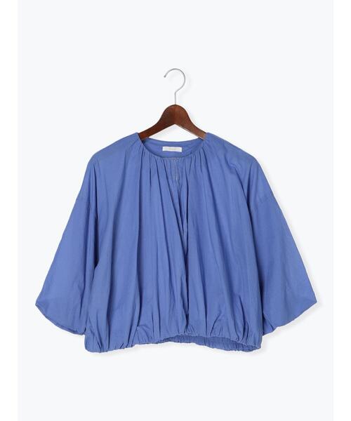 Te chichi（テチチ）の「クレープコットンギャザーブルゾン（ブルゾン・レディース・ブラック/オフホワイト/ブルー・F）」の17枚目の写真