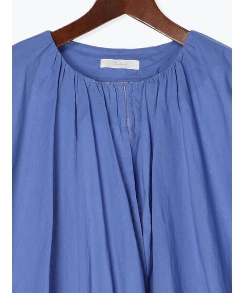 Te chichi（テチチ）の「クレープコットンギャザーブルゾン（ブルゾン・レディース・ブラック/オフホワイト/ブルー・F）」の15枚目の写真